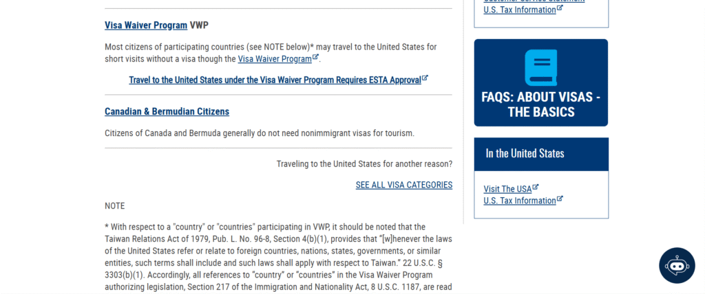 Types of U.S. Tourist Visas (B1/B2)